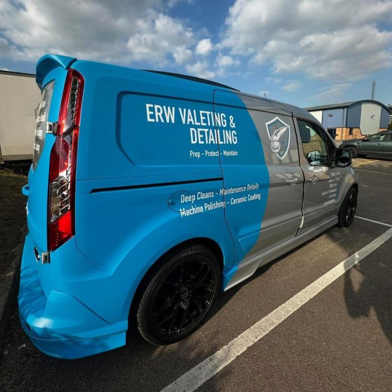 ERW Valeting Van parked in a carpark